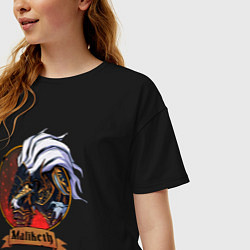 Футболка оверсайз женская Elden ring maliketh, цвет: черный — фото 2