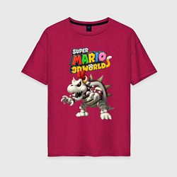 Женская футболка оверсайз Dry Bowser Super Mario 3D World Nintendo