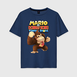 Женская футболка оверсайз Mario Donkey Kong Nintendo Gorilla