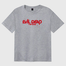 Футболка оверсайз женская Logo Evil Dead: The Game, цвет: меланж