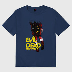 Футболка оверсайз женская Игра Evil Dead, цвет: тёмно-синий