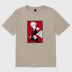 Женская футболка оверсайз Опасный Карма