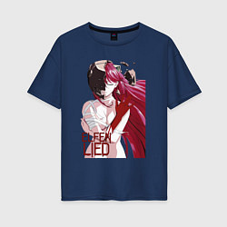 Женская футболка оверсайз Elfen lied