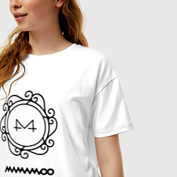 Футболка оверсайз женская Mamamoo solar, цвет: белый — фото 2