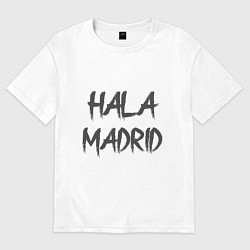 Футболка оверсайз женская Hala - Madrid, цвет: белый