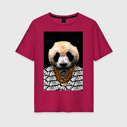 Женская футболка оверсайз Panda Look 2
