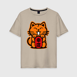 Женская футболка оверсайз JDM Cat