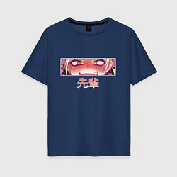 Женская футболка оверсайз Himiko Toga Senpai на Японском