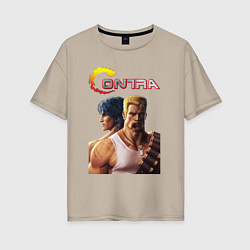 Женская футболка оверсайз Bill & Lance Contra