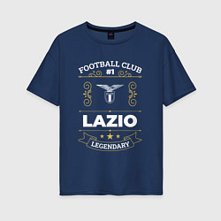 Женская футболка оверсайз Lazio: Football Club Number 1