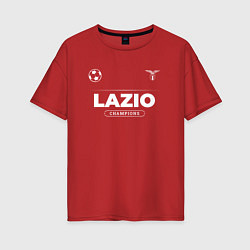 Женская футболка оверсайз Lazio Форма Чемпионов