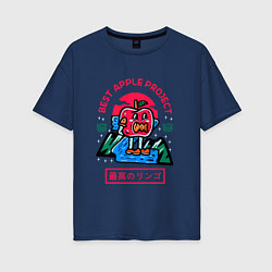 Женская футболка оверсайз Японское яблочко