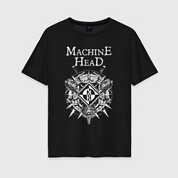 Женская футболка оверсайз Machine Head арт
