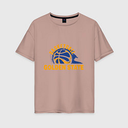 Женская футболка оверсайз Golden State Basketball