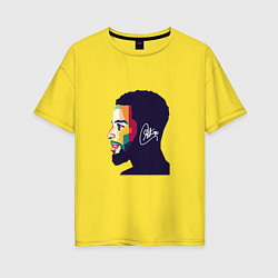 Женская футболка оверсайз Warriors - Steph Curry