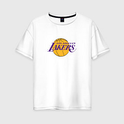 Женская футболка оверсайз Лос-Анджелес Лейкерс NBA