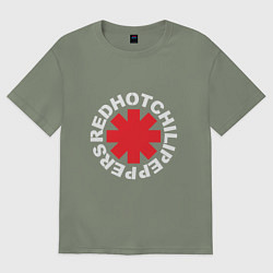 Женская футболка оверсайз Peppers - Logo