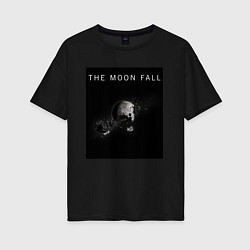 Женская футболка оверсайз The Moon Fall Space collections