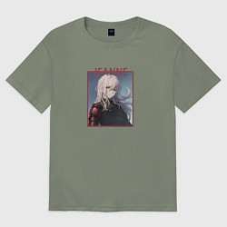 Футболка оверсайз женская Jeannes eyes, цвет: авокадо