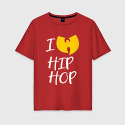 Женская футболка оверсайз I Love Wu-Tang Clan