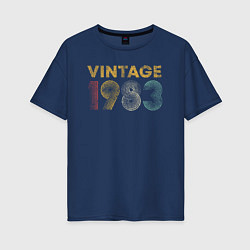 Женская футболка оверсайз Винтаж 1983