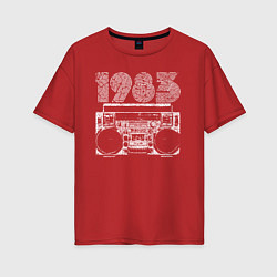 Женская футболка оверсайз Бумбокс 1983