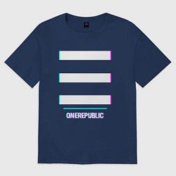 Женская футболка оверсайз OneRepublic Glitch Rock