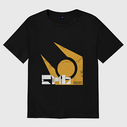 Футболка оверсайз женская Half life - city 17, цвет: черный