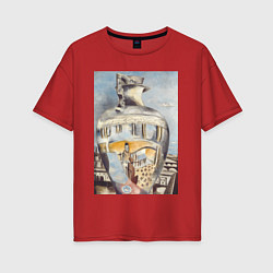 Женская футболка оверсайз Souvenir of Florence