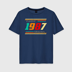 Женская футболка оверсайз Классика 1987 оригинал