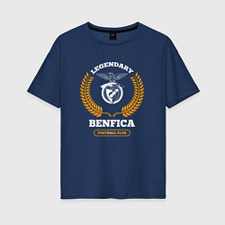 Женская футболка оверсайз Benfica - legendary football club