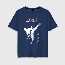 Женская футболка оверсайз Karate fighter
