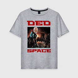 Женская футболка оверсайз DED SPACE