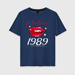 Женская футболка оверсайз Невероятно с 1989 года
