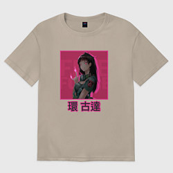 Женская футболка оверсайз Опасная Такамаки - Пламенный отряд