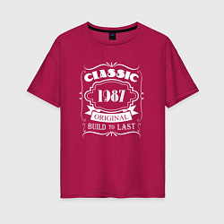 Женская футболка оверсайз 1987 - classic