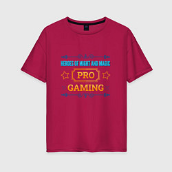 Женская футболка оверсайз Игра Heroes of Might and Magic pro gaming