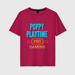 Женская футболка оверсайз Игра Poppy Playtime pro gaming