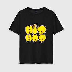 Женская футболка оверсайз Hip Hop Life