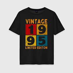 Женская футболка оверсайз Винтаж 1995 лимитированная серия