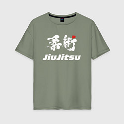 Женская футболка оверсайз Джиу-джитсу Jiujitsu