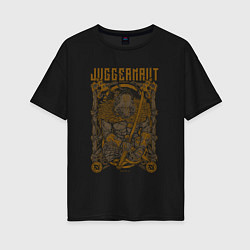 Женская футболка оверсайз Juggernaut арт