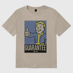 Футболка оверсайз женская Vault guarantee boy, цвет: миндальный