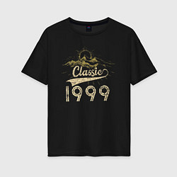 Женская футболка оверсайз Классика 1999 горы