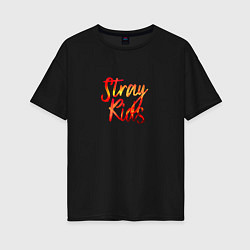 Женская футболка оверсайз Circus Stray Kids