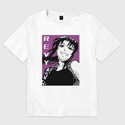 Футболка оверсайз женская Двурукая Реви, цвет: белый