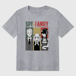 Женская футболка оверсайз Семья Форджеров