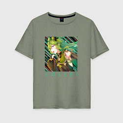 Женская футболка оверсайз Коллеи Стажёр Лесного дозора