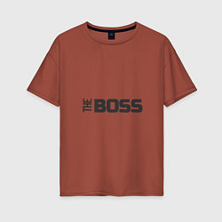 Женская футболка оверсайз THE BOSS