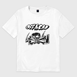 Футболка оверсайз женская Offroad, цвет: белый